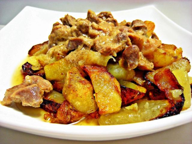 Картошка с грибами в сливках: рецепты блюд Картофель с грибами в сливках на сковороде